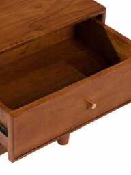 Barker and Stonehouse Sendai Wooden Bedside Table in Brown - thumbnail 4