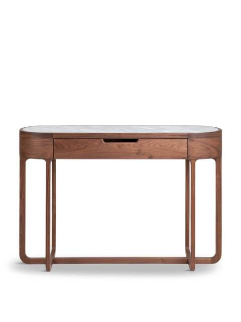 Heal's Anais Console Table Marble in Brown, Size 120x35x80 - image 1