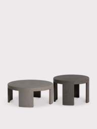 Barker and Stonehouse Capella Faux Stone Coffee Table (Set Of 2) in Grey - thumbnail 2