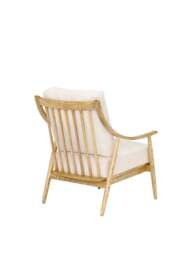 Barker and Stonehouse Runa Armchair, Cream in Neutral, Linen - thumbnail 5