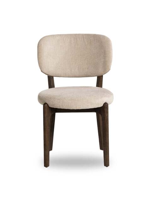 Barker and Stonehouse Nord Dark Wooden Dining Chair in Neutral - image 1