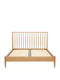 Barker and Stonehouse Teramo Light Brown Wood Spindle Bed Frame in Neutral, Size King - thumbnail 3