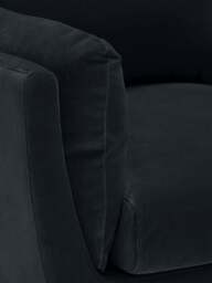 Barker and Stonehouse Boone Velvet 2 Seater Sofa in Grey - thumbnail 5