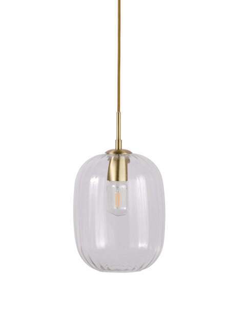 Heal's Nicholson Optic Glass Long Pendant in White, Size 20cm - image 1