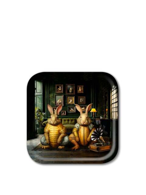 Jamida Our House Square Tray, Size 32x32cm