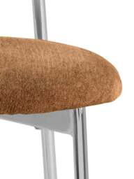 Barker and Stonehouse Tansley Fabric Dining Chair in Brown - thumbnail 4