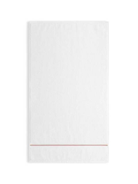 Fenwick at Home Claygate Towel Blush in White/Blush, Cotton, Size Bath - image 1
