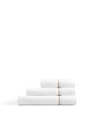 Fenwick at Home Claygate Towel Blush in White/Blush, Cotton, Size Bath - thumbnail 3