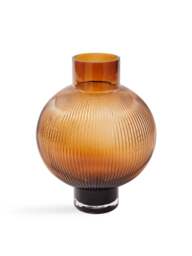 POLSPOTTEN Hot Air Balloon Glass Vase in Dark Green - thumbnail 2