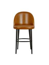 Heal's Austin Bar Stool in Tan, Leather - thumbnail 1