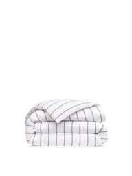 BOSS Home Bray Duvet Cover in White, Cotton, Size King - thumbnail 2