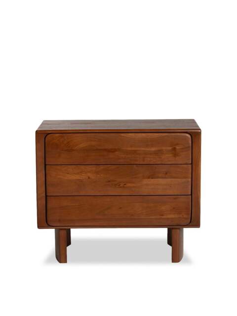Barker and Stonehouse Zerina Walnut 3 Drawer Chest in Brown - image 1
