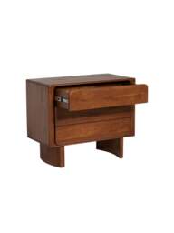Barker and Stonehouse Zerina Walnut 3 Drawer Chest in Brown - thumbnail 2