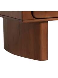 Barker and Stonehouse Zerina Walnut 3 Drawer Chest in Brown - thumbnail 4
