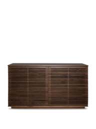 Heal's Verona Sideboard Small Walnut in Brown, Size 137x48x75
