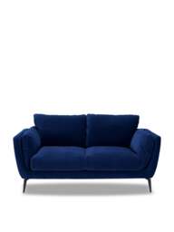 Barker and Stonehouse Boone Velvet 2 Seater Sofa in Green - thumbnail 1