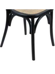 Barker and Stonehouse Bourges Dining Chair in Black - thumbnail 4