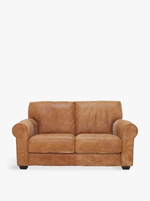 Barker and Stonehouse New Houston 2 Seater Sofa in Hewlett Ranch, Leather - image 1