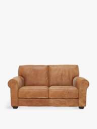 Barker and Stonehouse New Houston 2 Seater Sofa in Hewlett Ranch, Leather - thumbnail 1