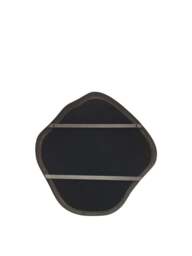 Libra Interiors Organic Metal Framed Mirror Oak Wood Finish Small 59X6 in Brown, Size 60x58x6 - thumbnail 3