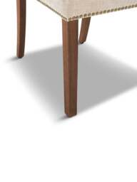 Barker and Stonehouse Gable Fabric Dining Chair in Neutral - thumbnail 5