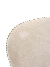 Barker and Stonehouse Gable Fabric Dining Chair in Neutral - thumbnail 4