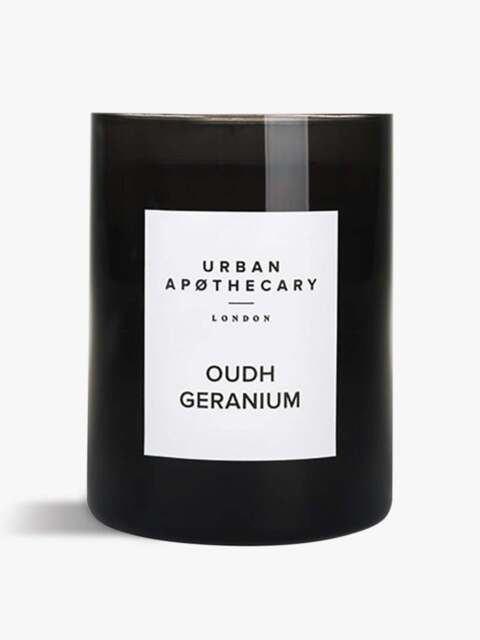 Urban Apothecary Oudh Geraniumluxury Candle, Wood