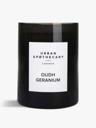 Urban Apothecary Oudh Geraniumluxury Candle, Wood