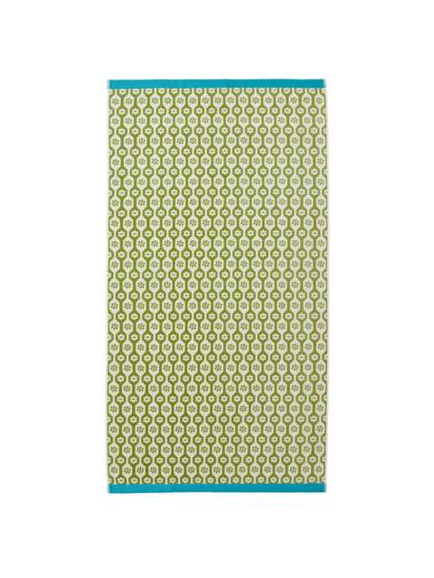 Land & Shore Daisy Towel in Green, Cotton, Size Bath