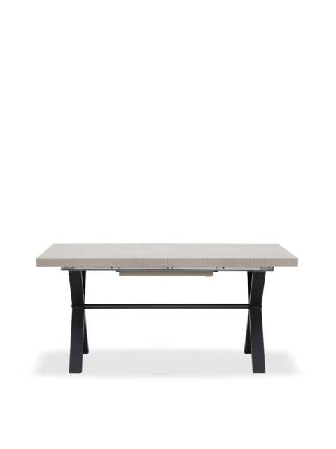 Barker and Stonehouse Kalmer Extending Dining Table Concrete Effect Seats 6-8 in Grey - image 1
