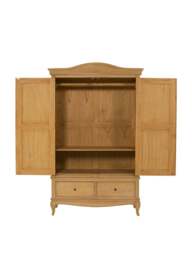 Barker and Stonehouse Cecile Light Wooden French Style Double Wardrobe Wit in Neutral - thumbnail 4