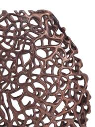 Libra Interiors Apo Coral Raw Bronze Ellipse Vase Bronze - thumbnail 2