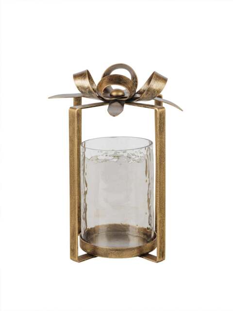 Libra Interiors Bow Hurricane Small in Antique Gold - image 1