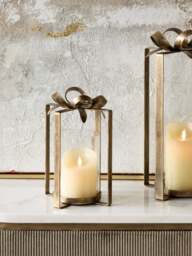 Libra Interiors Bow Hurricane Small in Antique Gold - thumbnail 2