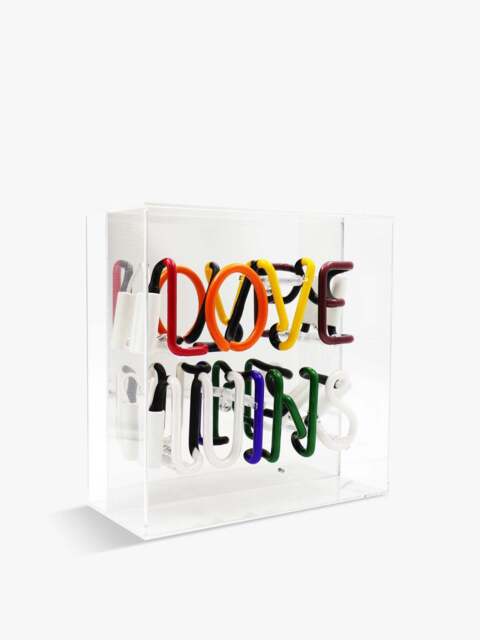 Locomocean Acrylic Box Love Wins in Rainbow, Acrylic/Glass - image 1