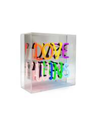 Locomocean Acrylic Box Love Wins in Rainbow, Acrylic/Glass - thumbnail 3