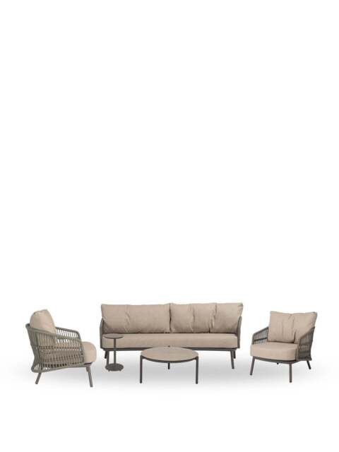 4 Seasons Outdoor Alicante 5-Seater Lounge Set With Vic Coffee Table - image 1