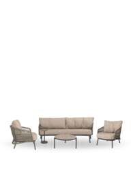 4 Seasons Outdoor Alicante 5-Seater Lounge Set With Vic Coffee Table - thumbnail 1