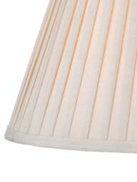 Dar Lighting Ely Table Lamp Blue Base in Blue Ceramic, Cotton - thumbnail 4
