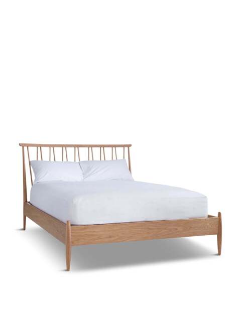 Barker and Stonehouse Ercol Winslow Light Brown Wood Spindle King Bed Fram in Neutral - image 1