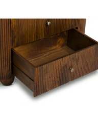 Barker and Stonehouse Tigris Mango Wood Chest With Marble Top in Brown - thumbnail 3