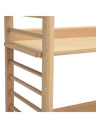 Barker and Stonehouse Ballatta Shelving Unit in Neutral - thumbnail 4