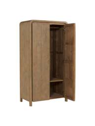 Barker and Stonehouse Tosca Reclaimed Wood 2 Door Wardrobe in Brown - thumbnail 4