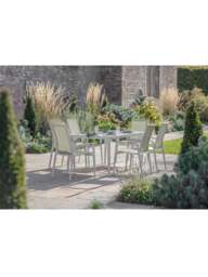 Bramblecrest Sofia 6-Seater Garden Dining Set in green - thumbnail 4