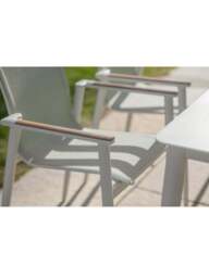 Bramblecrest Sofia 6-Seater Garden Dining Set in green - thumbnail 5