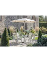 Bramblecrest Sofia 6-Seater Garden Dining Set in green - thumbnail 2