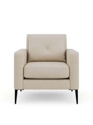 Heal's Brunel Tessuta Armchair in Oatmeal