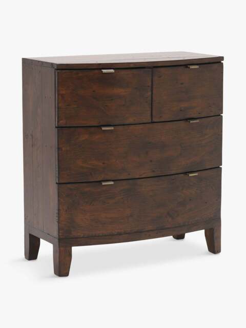 Barker and Stonehouse Navajos Reclaimed Wood 4 Drawer Chest in Reclaimed Wood/Chestnut Finish