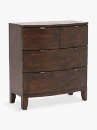 Barker and Stonehouse Navajos Reclaimed Wood 4 Drawer Chest in Reclaimed Wood/Chestnut Finish