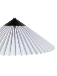 Heal's Heal’s Pleated Pendant /white in Black, Metal, Size 14x41x41 - thumbnail 3